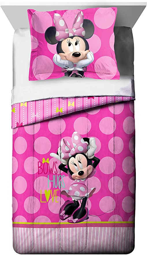 Minnie Mouse Bedroom Ideas Jay Franco Minnie Mouse Bigger Bow Twin forter and Sham Set Fical Disney Product