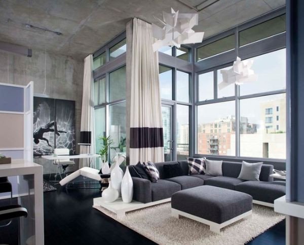 Modern Living Room Decorating Ideas Apartments Chic Urban Apartments