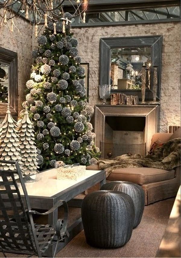 Modern Living Room Decorating Ideas Christmas 53 Wonderfully Modern Christmas Decorated Living Rooms