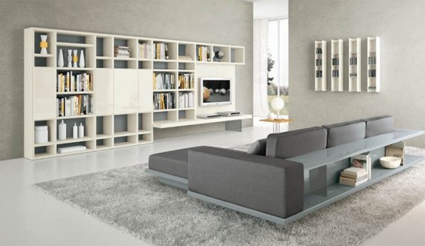 Modern Living Room Decorating Ideas Storage Modern Living Rooms with Shelving Storage Units
