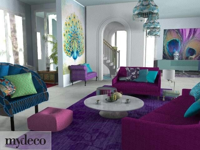 Peacock Decor for Living Room Room On Pinterest