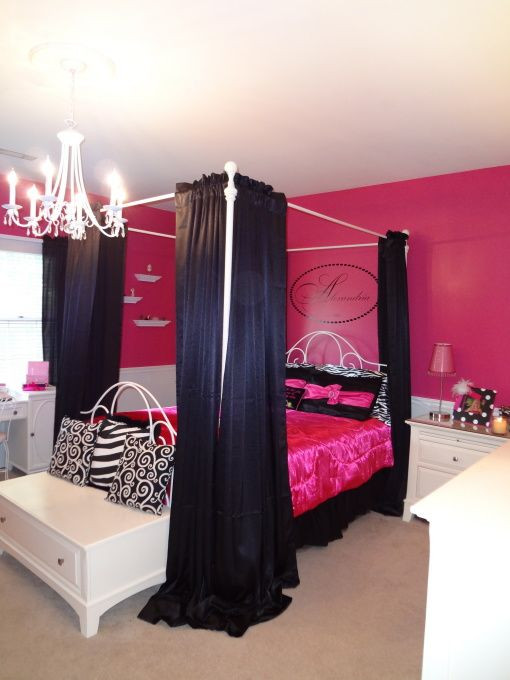 Pink and Black Bedroom Decor Information About Rate My Space