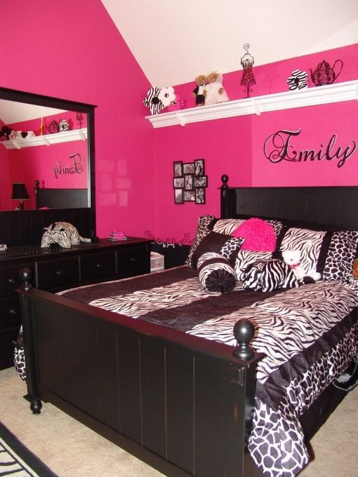 Pink and Black Bedroom Decor Pink and Black Bedroom