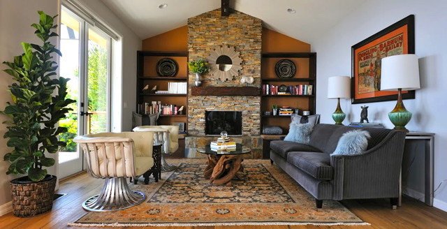 Ranch House Living Room Decorating Ideas Malibu Rustic Modern Ranch House Rustic Living Room