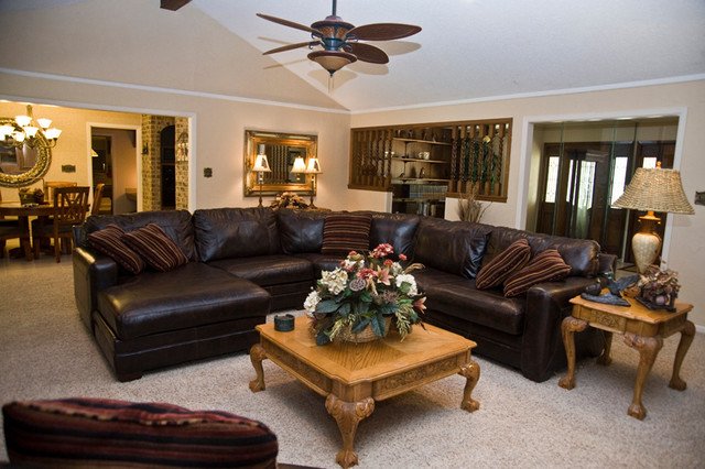 Ranch House Living Room Decorating Ideas Ranch Style Home Traditional Living Room Houston