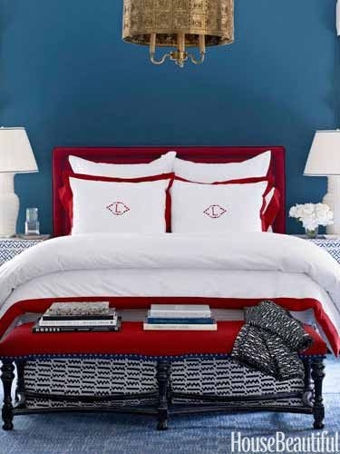 Red and Blue Bedroom 30 Decorating Ideas to Make Red Your Power Color at Home
