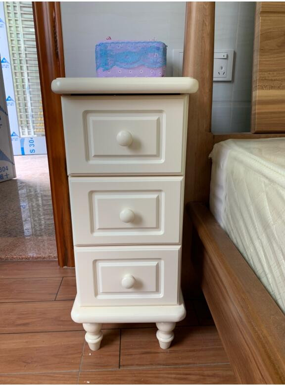 Side Table for Bedroom Us $116 1 Off New Design Mini solid Wood Bedside Table Bedroom Storage Cabinet Telephone Side Cabinet Super Narrow Crevice Storage