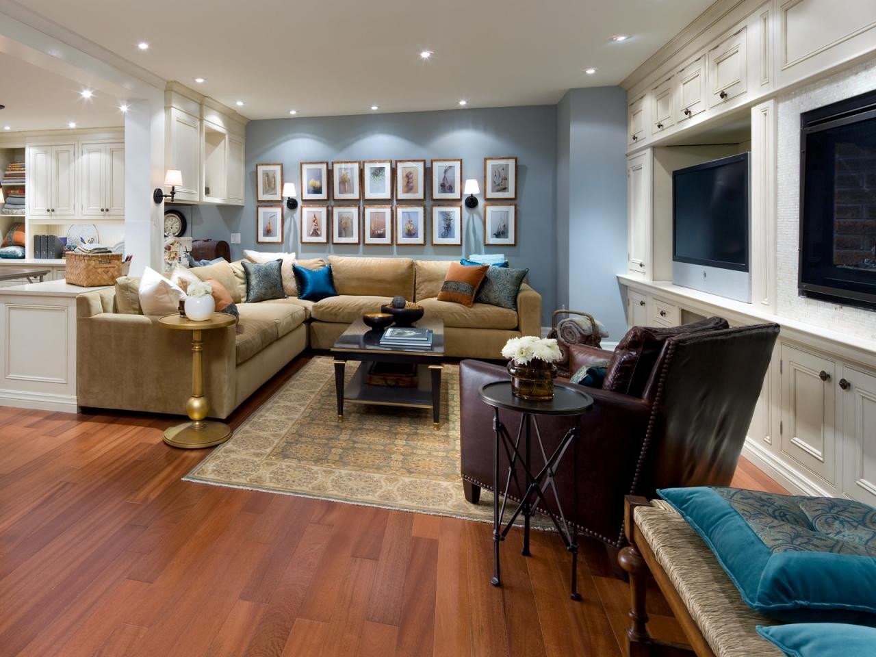Small Basement Living Room Ideas 10 Chic Basements by Candice Olson