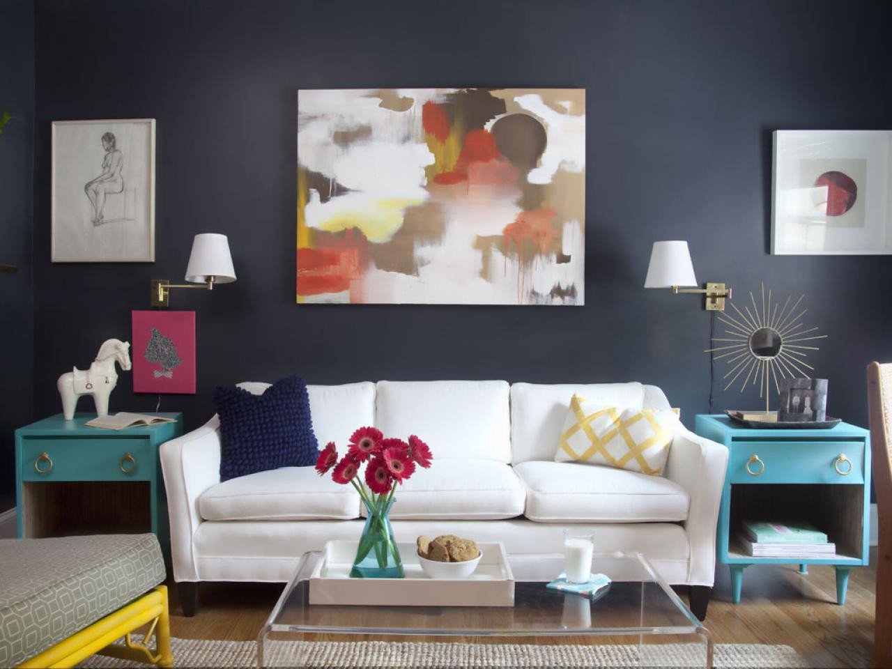 Small Living Room Diy Ideas A Painter S Diy Small Condo Design
