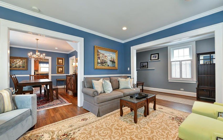 Traditional Blue Living Room 26 Blue Living Room Ideas Interior Design