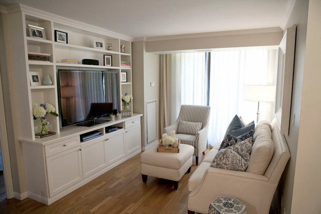 Traditional Living Room toronto Small Spaces Traditional Living Room by