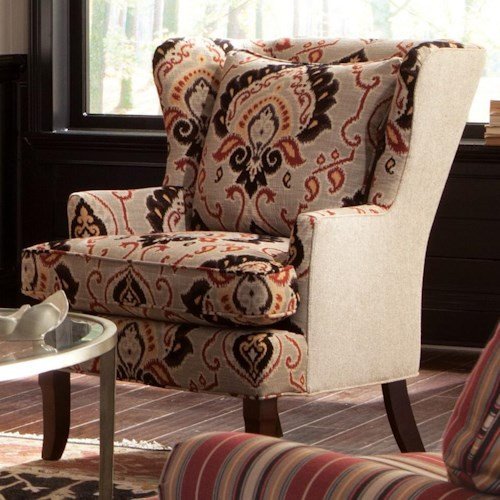 Traditional Living Room Upholstered Chairs Craftmaster Accent Chairs Traditional Upholstered Wing