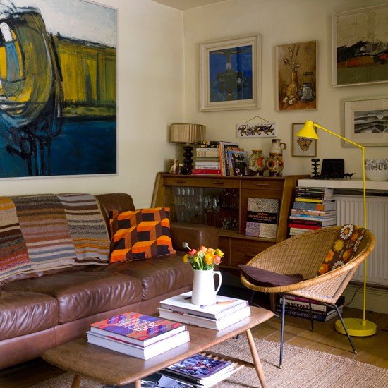Vintage Living Room Decorating Ideas Eclectic Vintage Living Room