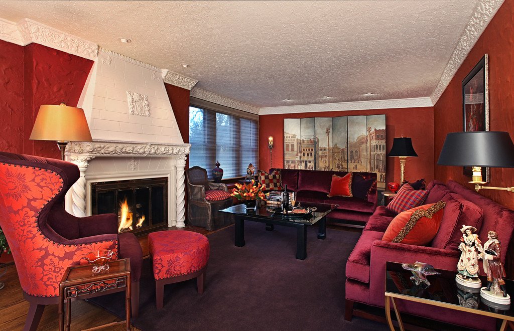 Warm Comfortable Living Room Warm Elegant fortable Living Room Urso Designs Inc