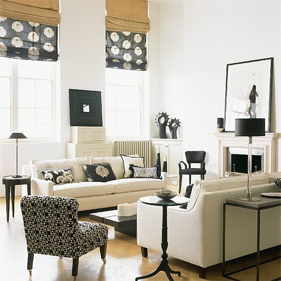 White Traditional Living Room 21 Creative&amp;inspiring Black and White Traditional Living